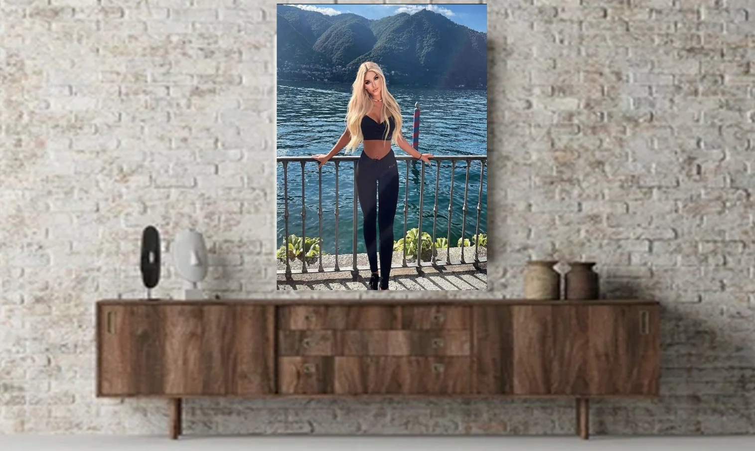 Awesome Nais S Model Business Women Canvas Wall Art Millionaire Home Decor Awesome Nais Canvas - Image 2