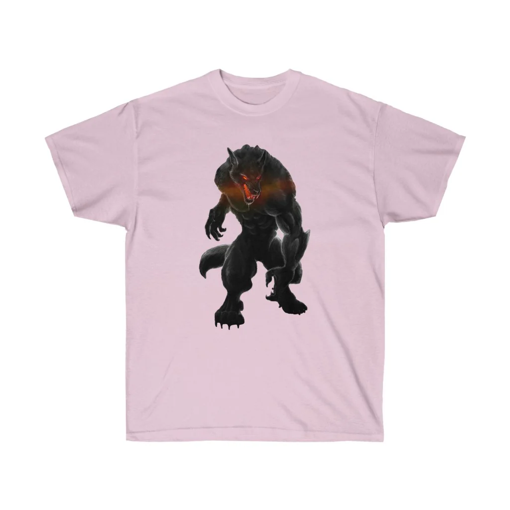 Black Alpha Werewolf T-Shirt - Image 11