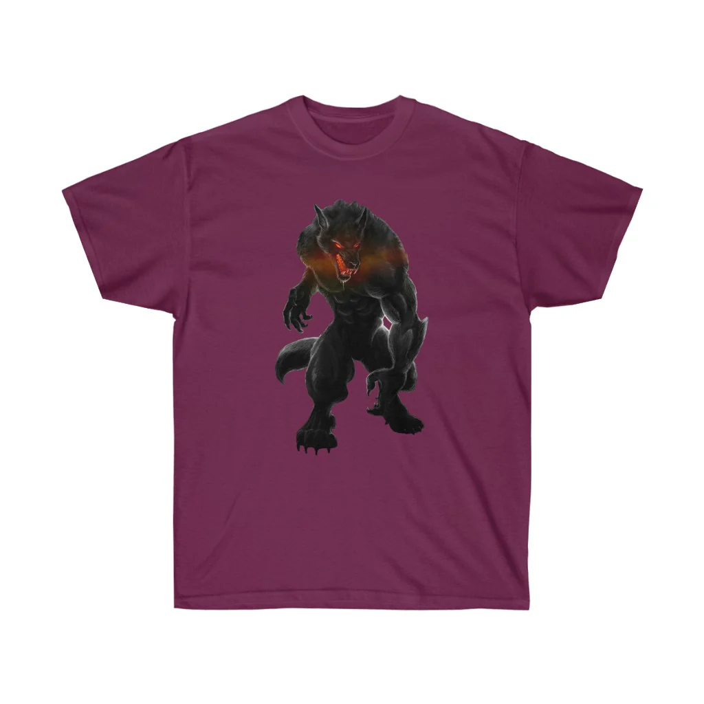Black Alpha Werewolf T-Shirt - Image 12