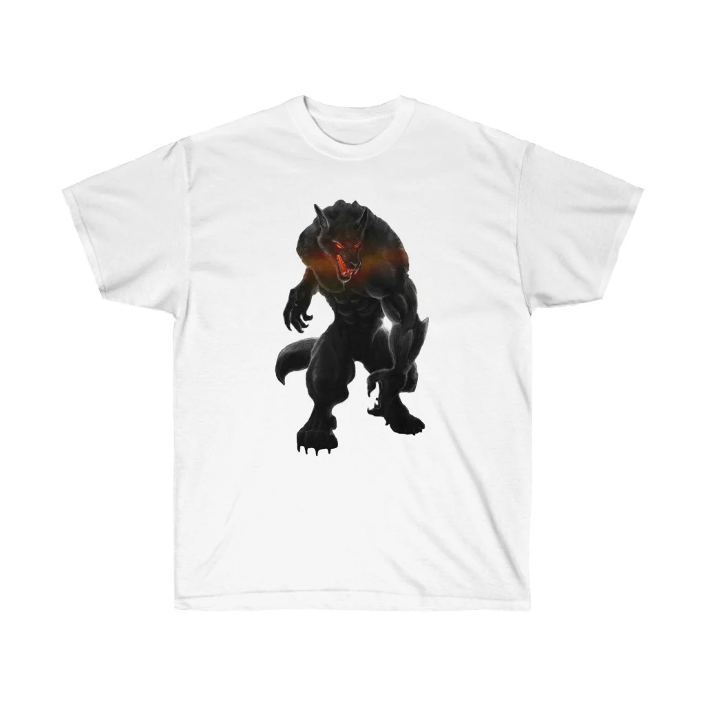 Black Alpha Werewolf T-Shirt - Image 2