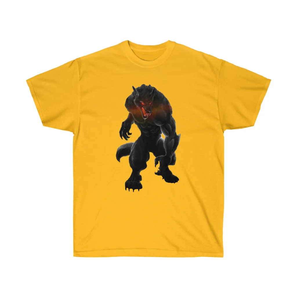 Black Alpha Werewolf T-Shirt - Image 4