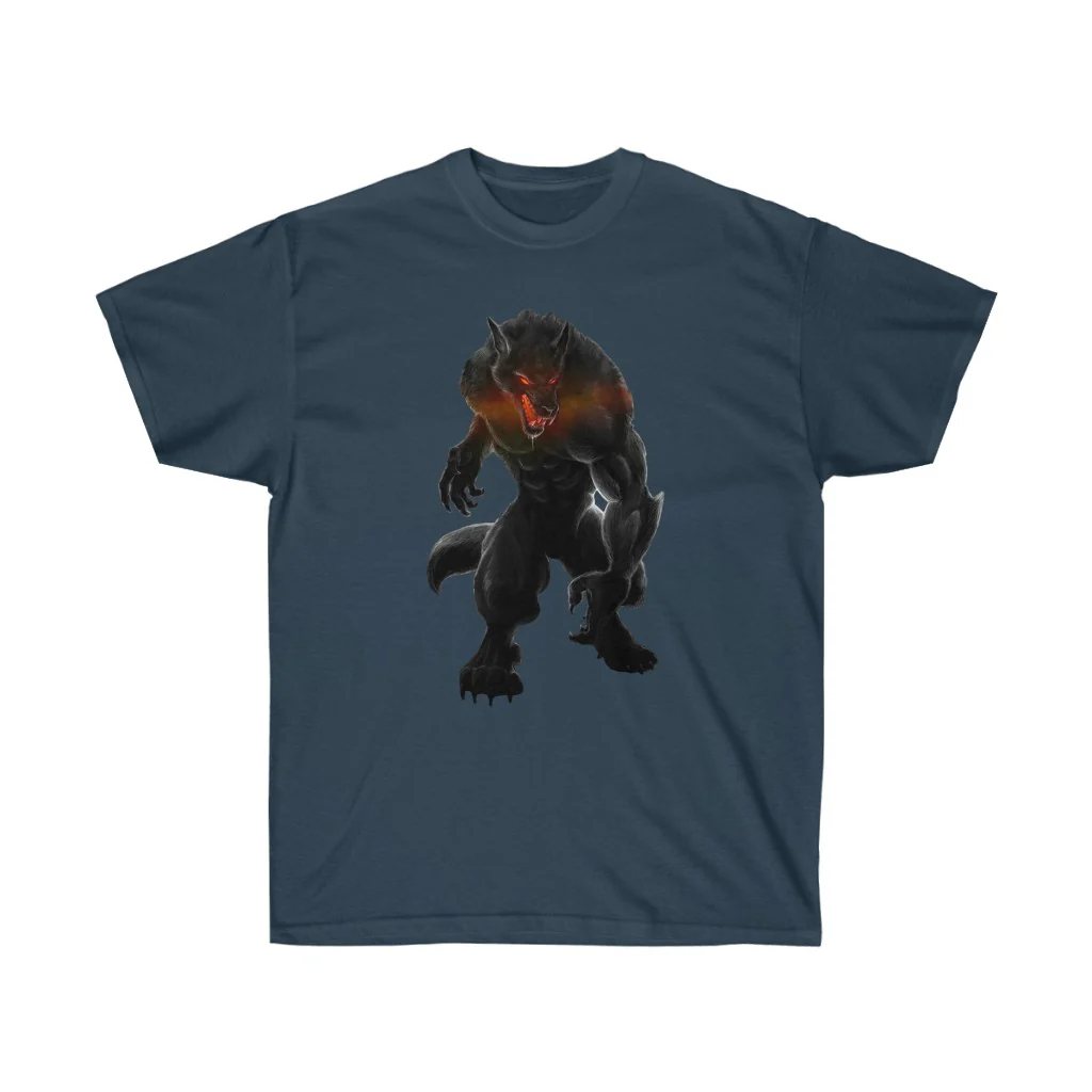 Black Alpha Werewolf T-Shirt - Image 8