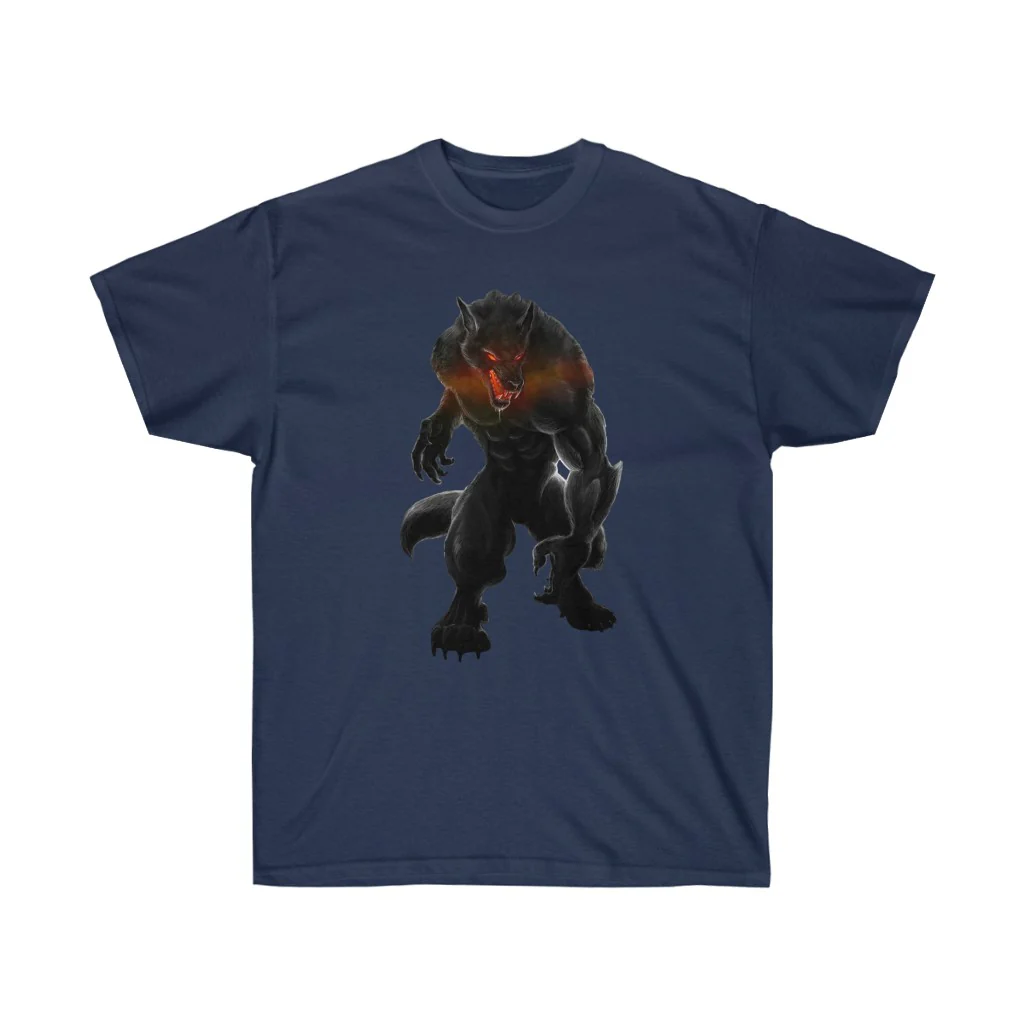Black Alpha Werewolf T-Shirt - Image 9