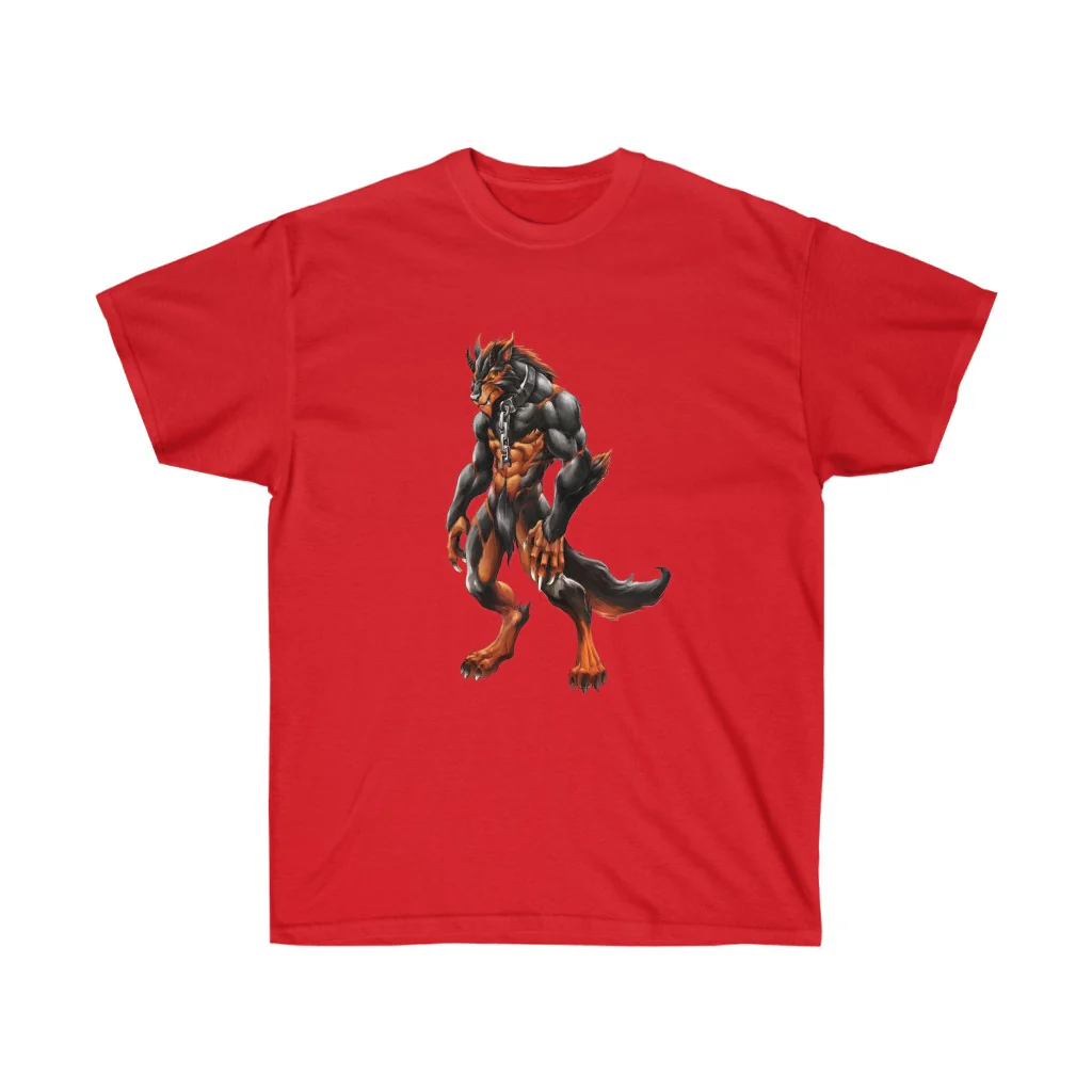 Black Oragne Werewolf T-Shirt - Image 13