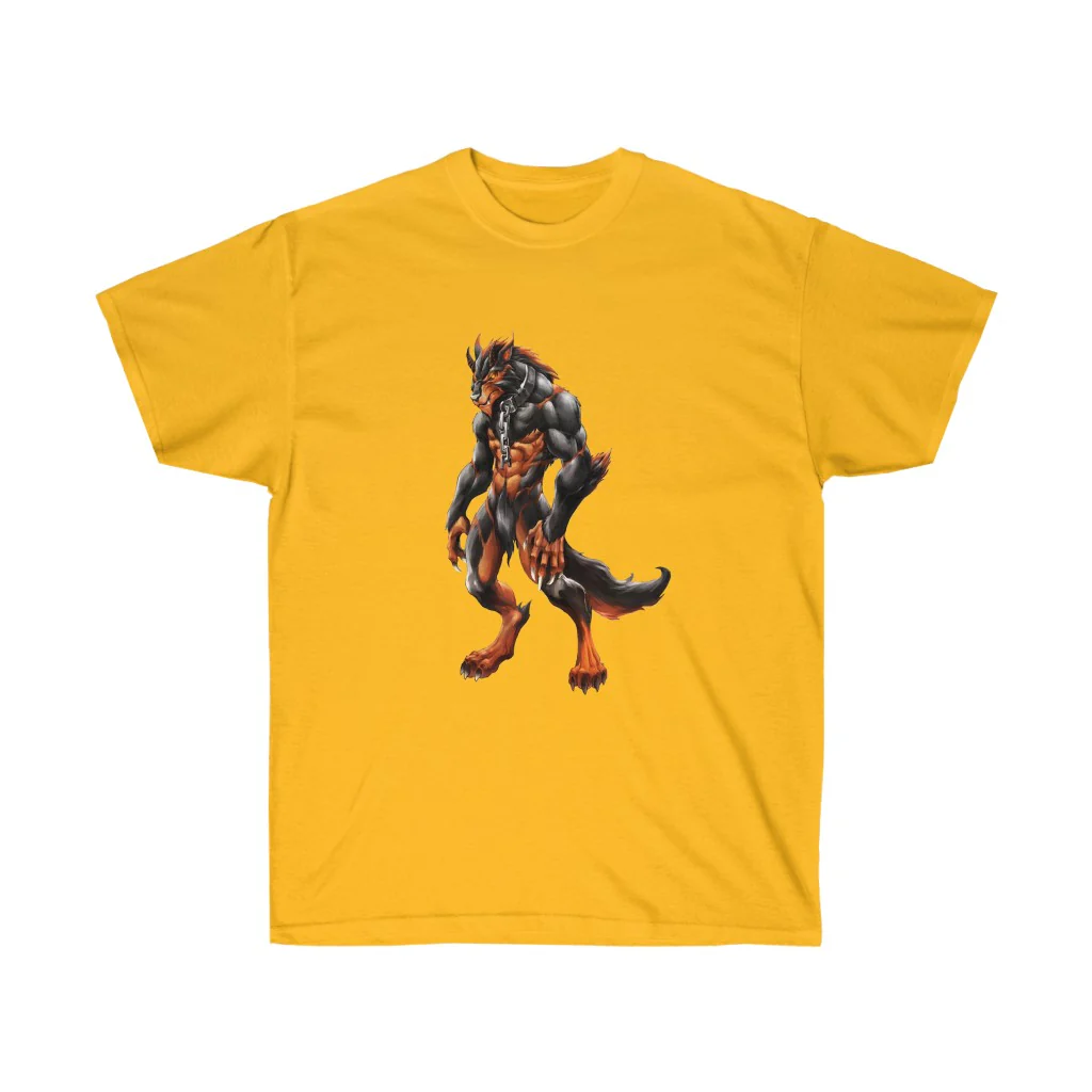 Black Oragne Werewolf T-Shirt - Image 3