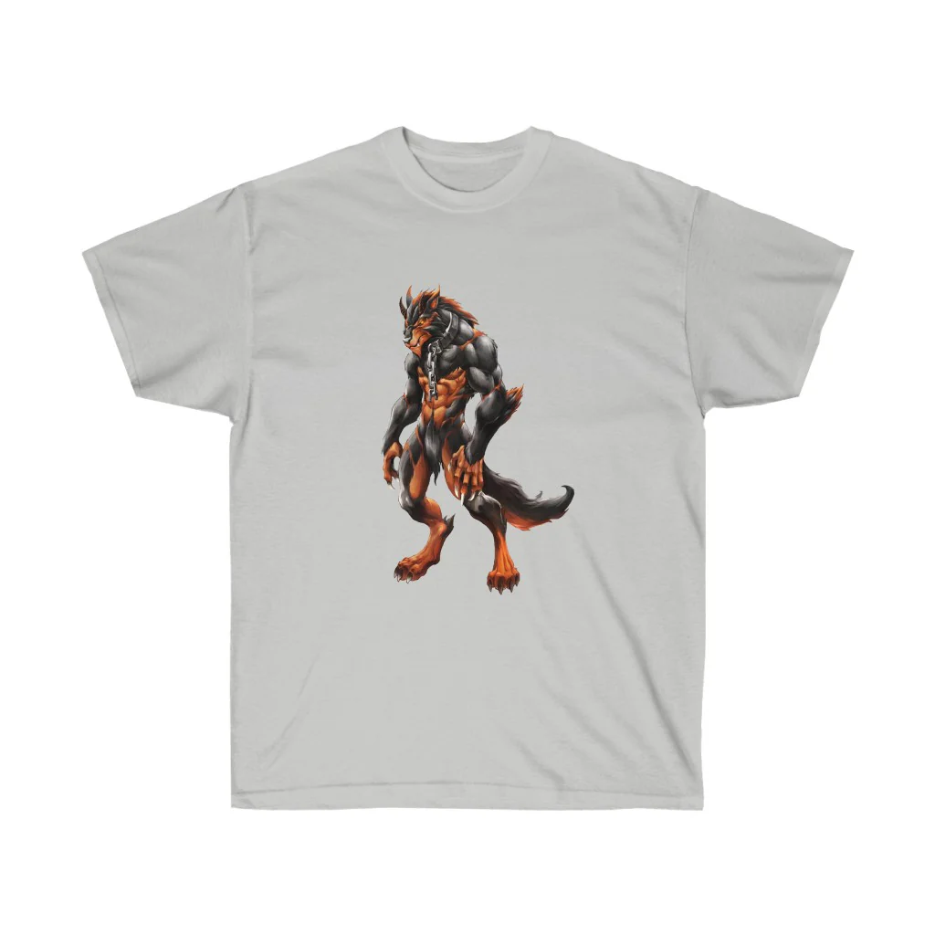 Black Oragne Werewolf T-Shirt - Image 4
