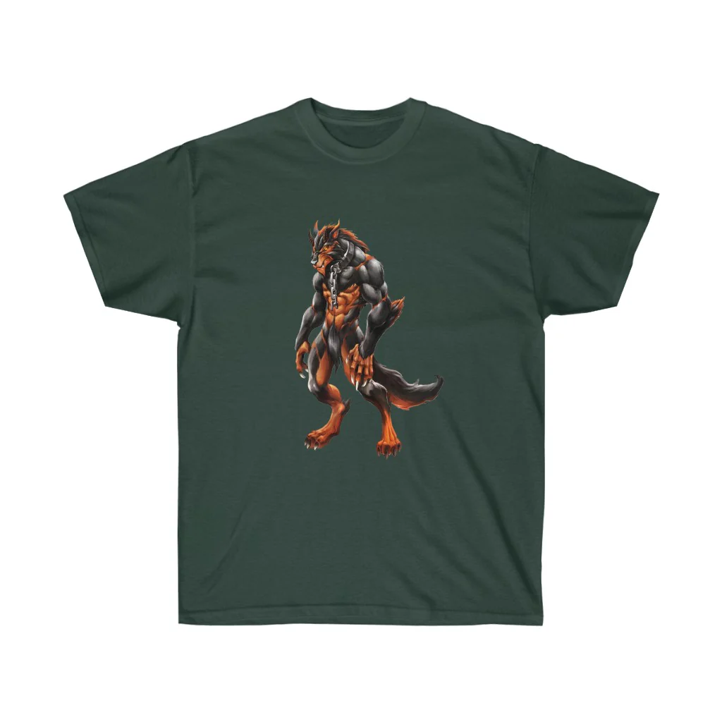 Black Oragne Werewolf T-Shirt - Image 5