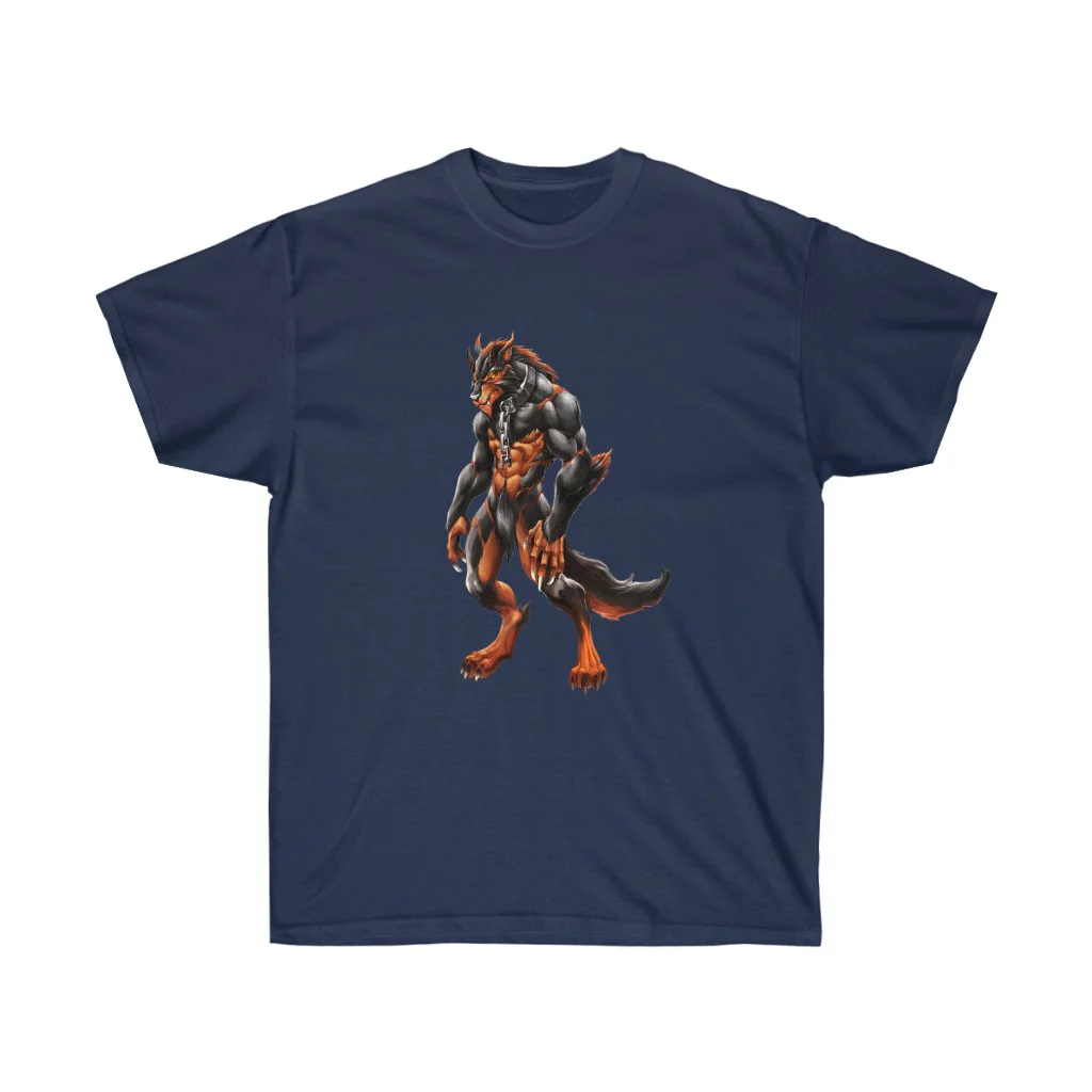Black Oragne Werewolf T-Shirt - Image 9
