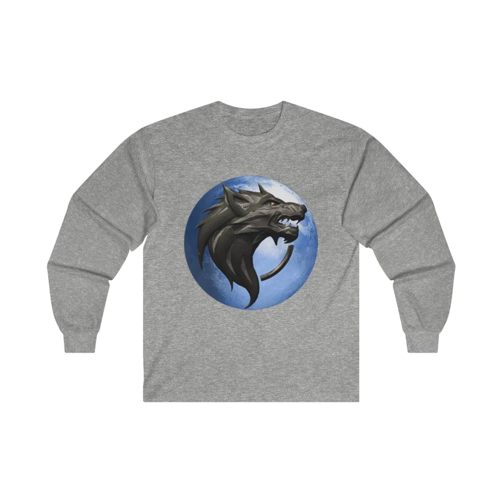Blue Moon Werewolf Long Sleeve Tee - Image 3