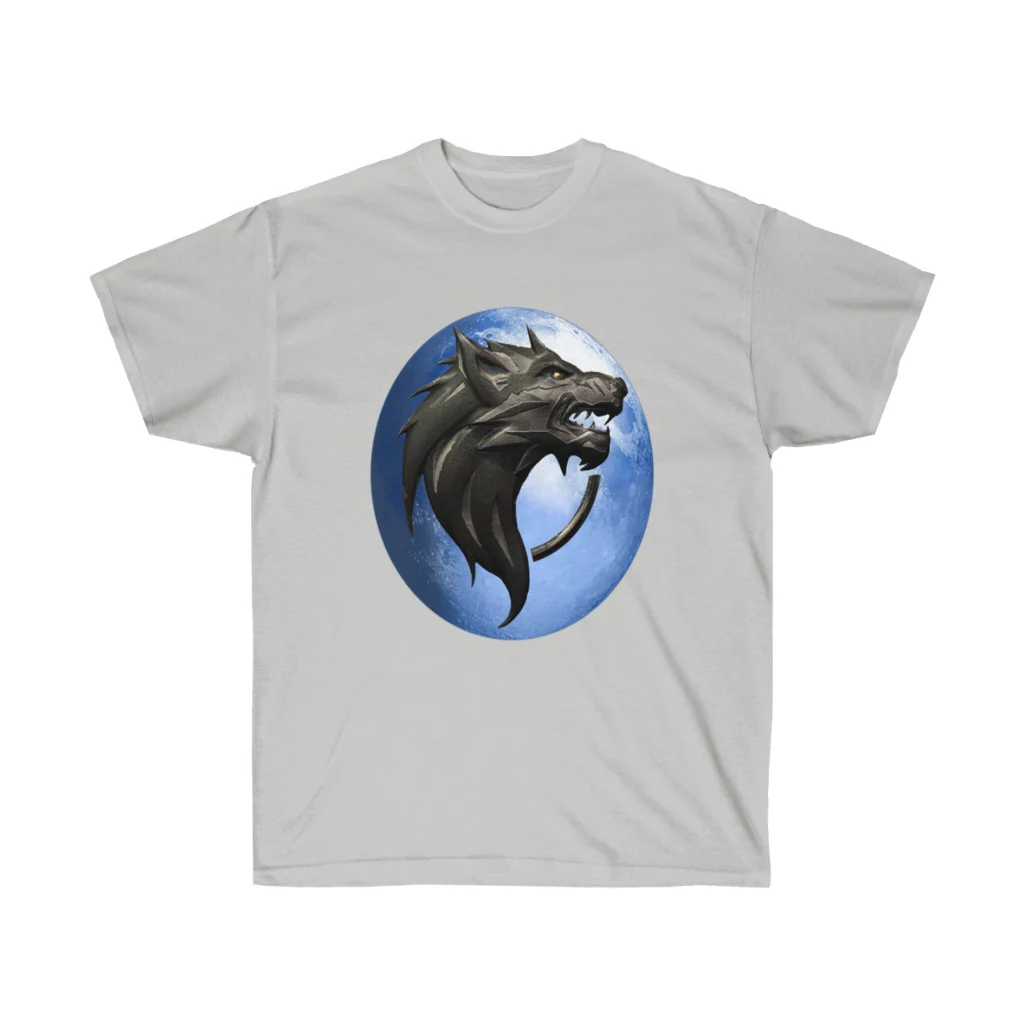 Blue Wolf Moon Super Alpha T-Shirt - Image 4