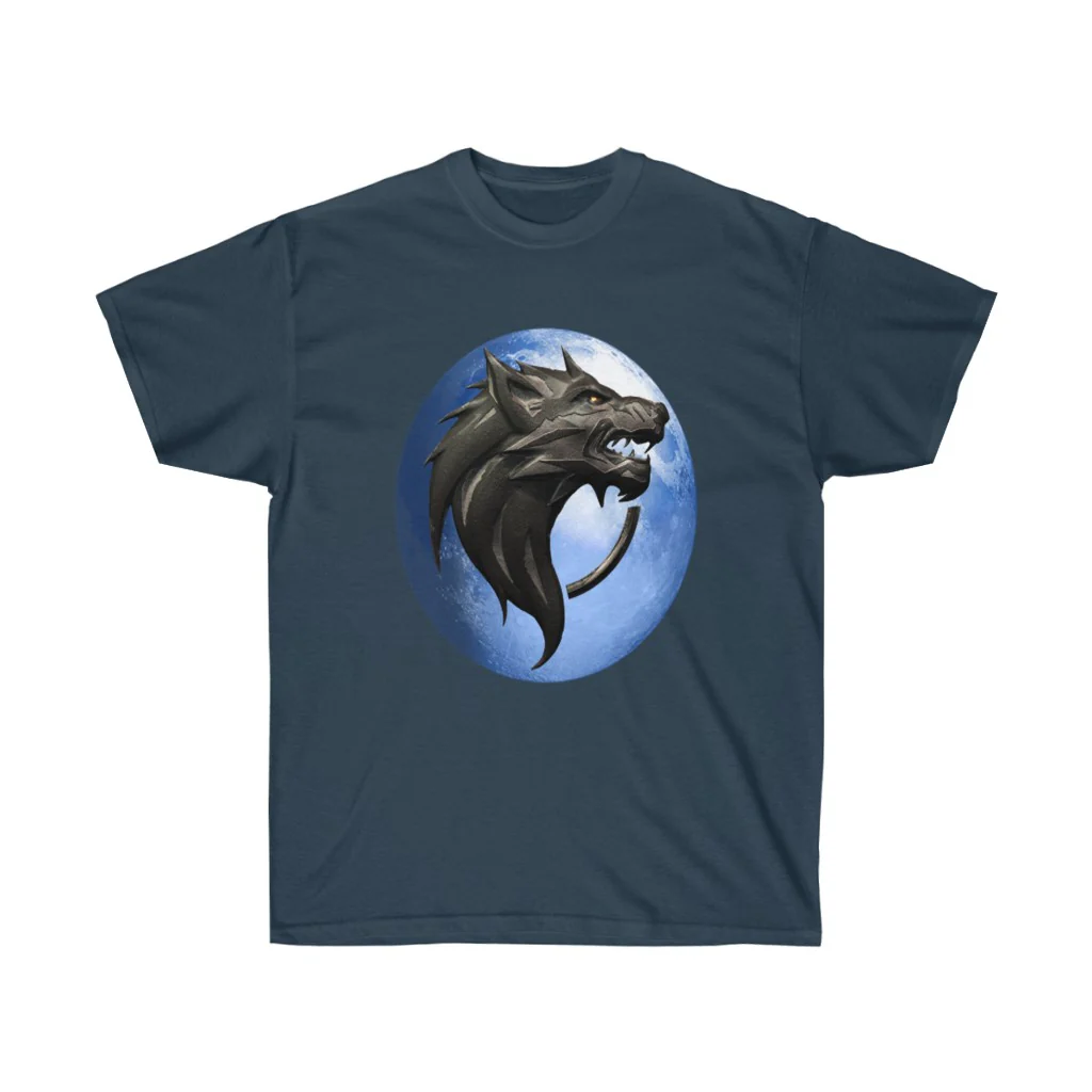 Blue Wolf Moon Super Alpha T-Shirt - Image 8