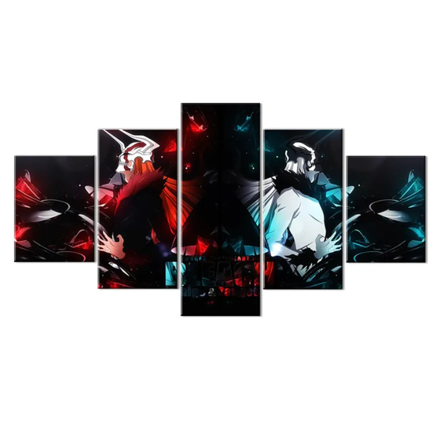 Bleach Ichigo Kurosaki 5 Piece Canvas Anime Wall Art Living Room Home Decor Prints Canvas - Image 6