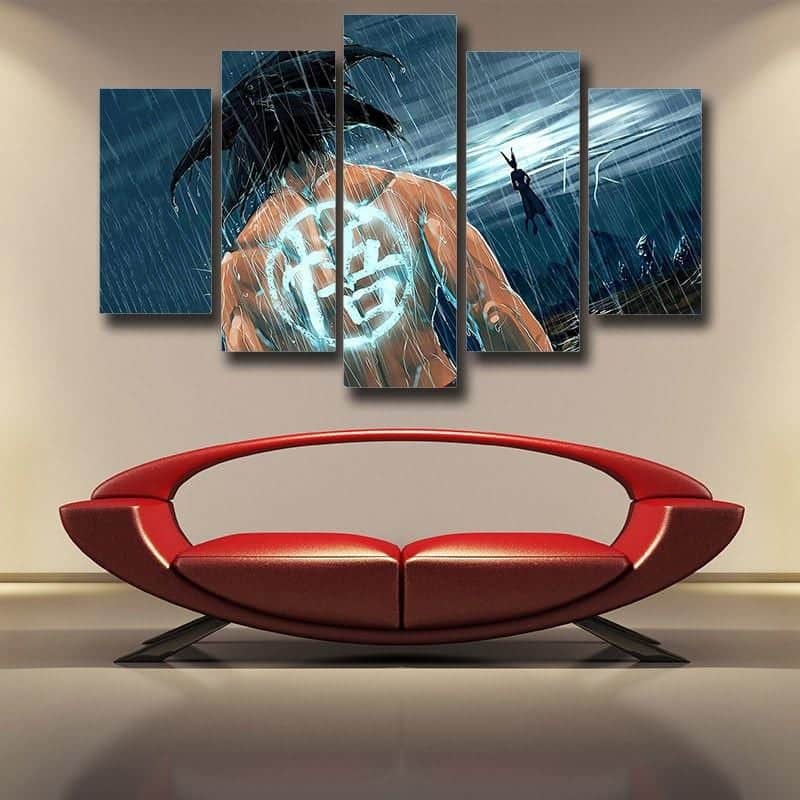 Dragon Ball Super Battle of The Gods Goku Vs Beerus 5 Penal Canvas Room Decorative Wall Art - Image 6