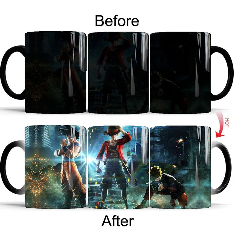 Dragon Ball Z and Super Color Changing Mugs Different Designs Coffee Tea Milk Ceramic 350ml Cups - Image 11