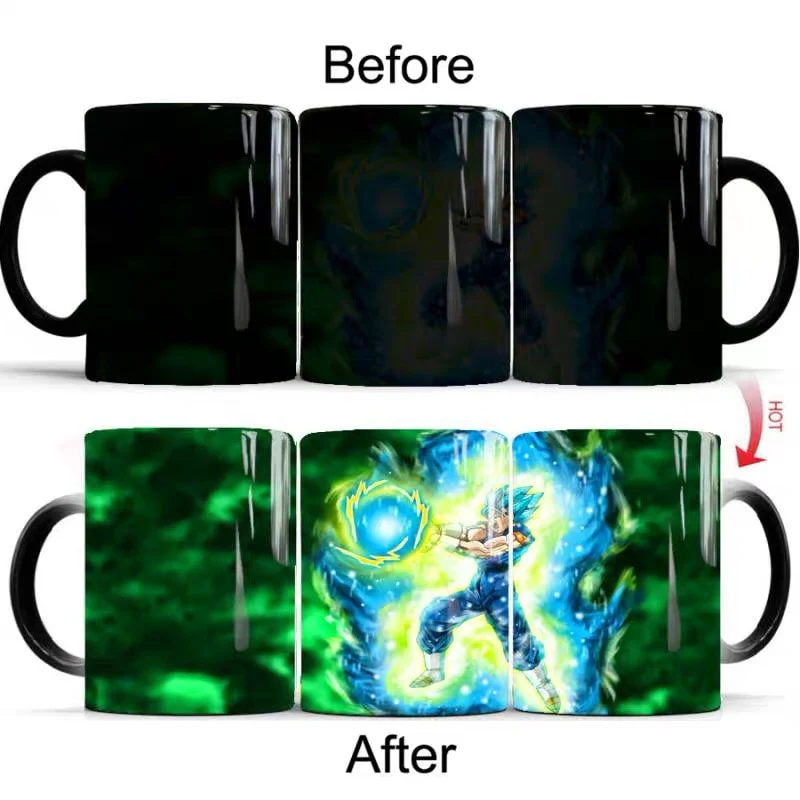 Dragon Ball Z and Super Color Changing Mugs Different Designs Coffee Tea Milk Ceramic 350ml Cups - Image 12