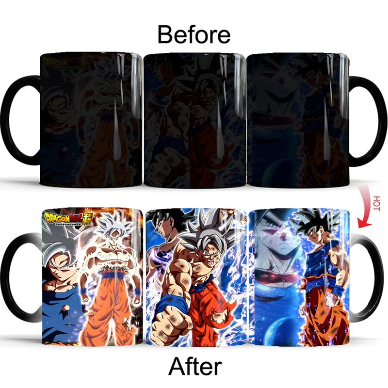 Dragon Ball Z and Super Color Changing Mugs Different Designs Coffee Tea Milk Ceramic 350ml Cups - Image 16