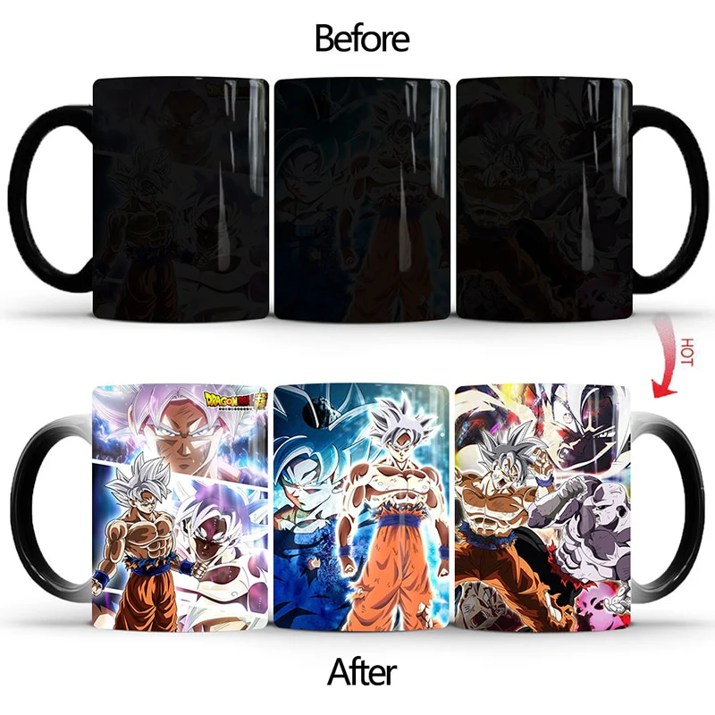 Dragon Ball Z and Super Color Changing Mugs Different Designs Coffee Tea Milk Ceramic 350ml Cups - Image 17