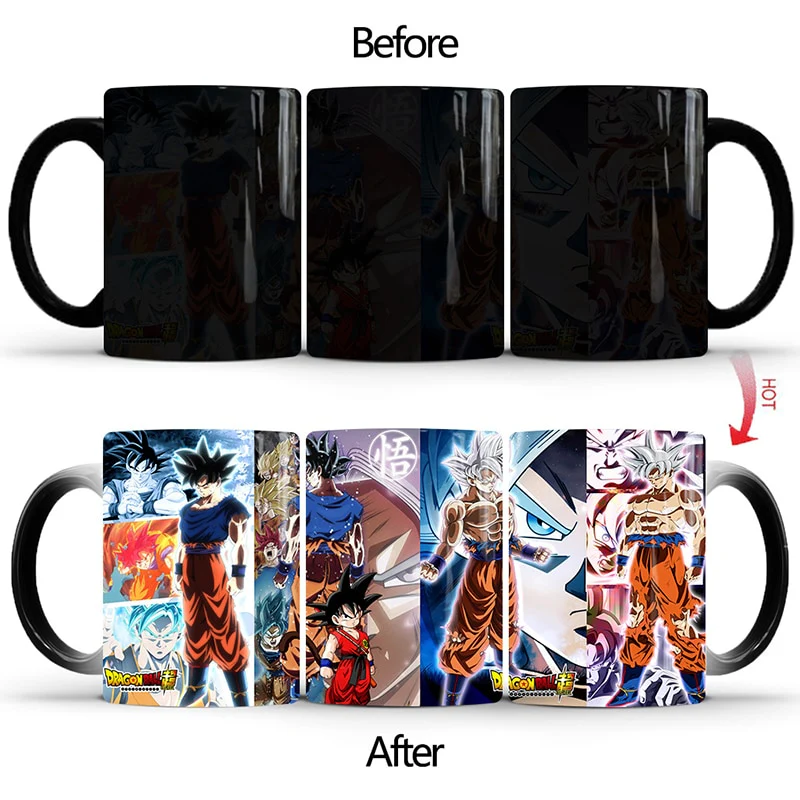 Dragon Ball Z and Super Color Changing Mugs Different Designs Coffee Tea Milk Ceramic 350ml Cups - Image 18
