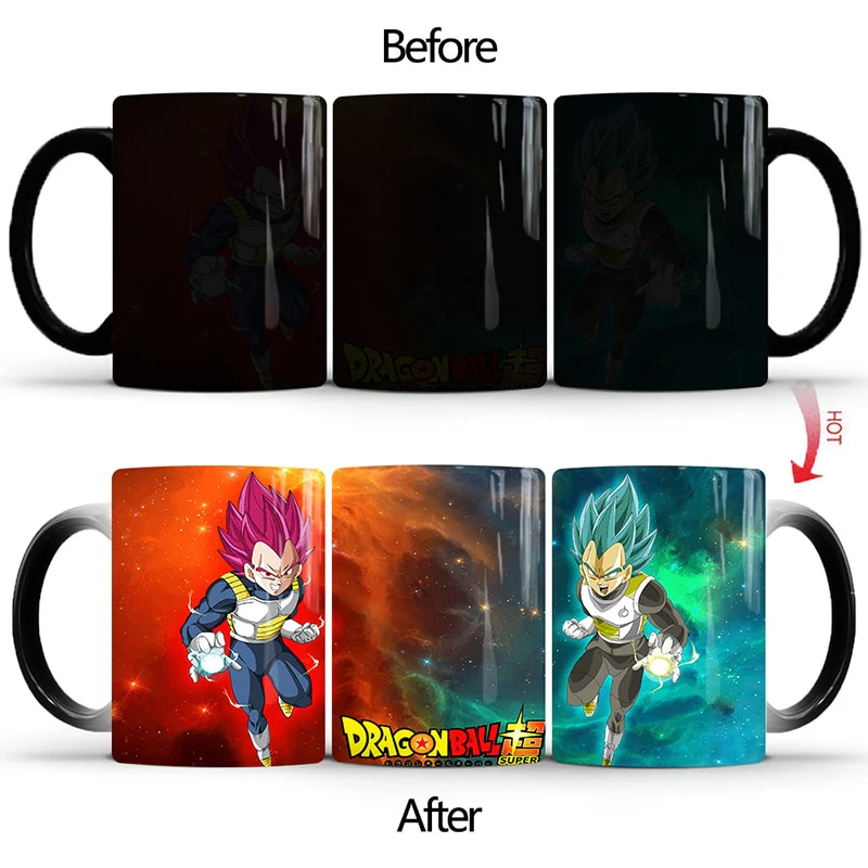Dragon Ball Z and Super Color Changing Mugs Different Designs Coffee Tea Milk Ceramic 350ml Cups - Image 21