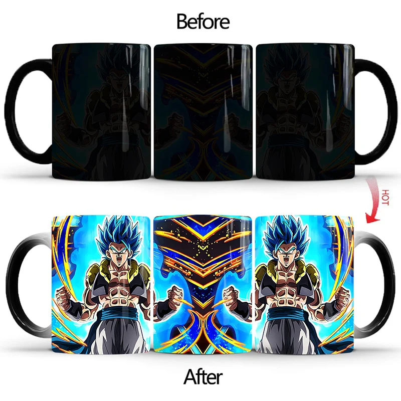 Dragon Ball Z and Super Color Changing Mugs Different Designs Coffee Tea Milk Ceramic 350ml Cups - Image 23