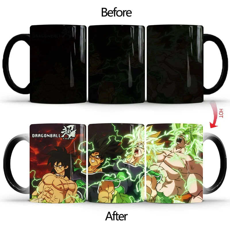 Dragon Ball Z and Super Color Changing Mugs Different Designs Coffee Tea Milk Ceramic 350ml Cups - Image 24