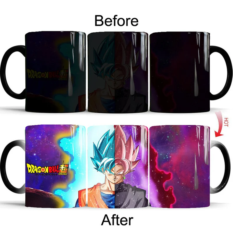 Dragon Ball Z and Super Color Changing Mugs Different Designs Coffee Tea Milk Ceramic 350ml Cups - Image 4
