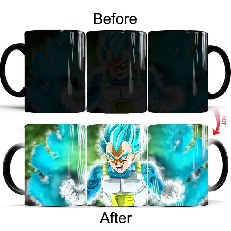 Dragon Ball Z and Super Color Changing Mugs Different Designs Coffee Tea Milk Ceramic 350ml Cups - Image 5