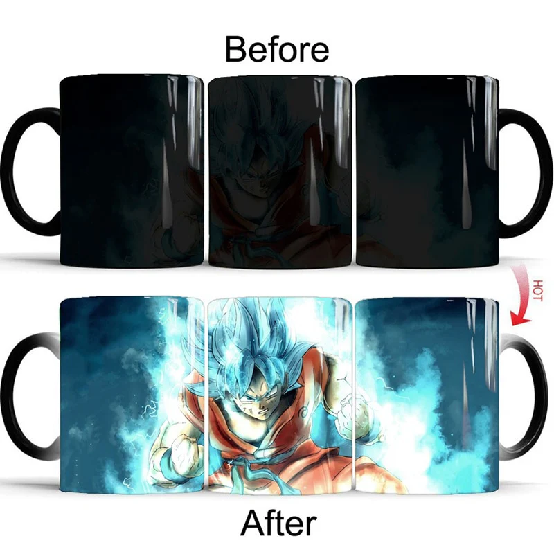 Dragon Ball Z and Super Color Changing Mugs Different Designs Coffee Tea Milk Ceramic 350ml Cups - Image 6
