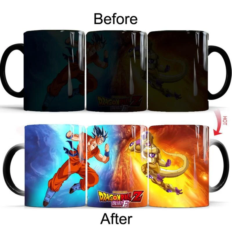 Dragon Ball Z and Super Color Changing Mugs Different Designs Coffee Tea Milk Ceramic 350ml Cups - Image 7