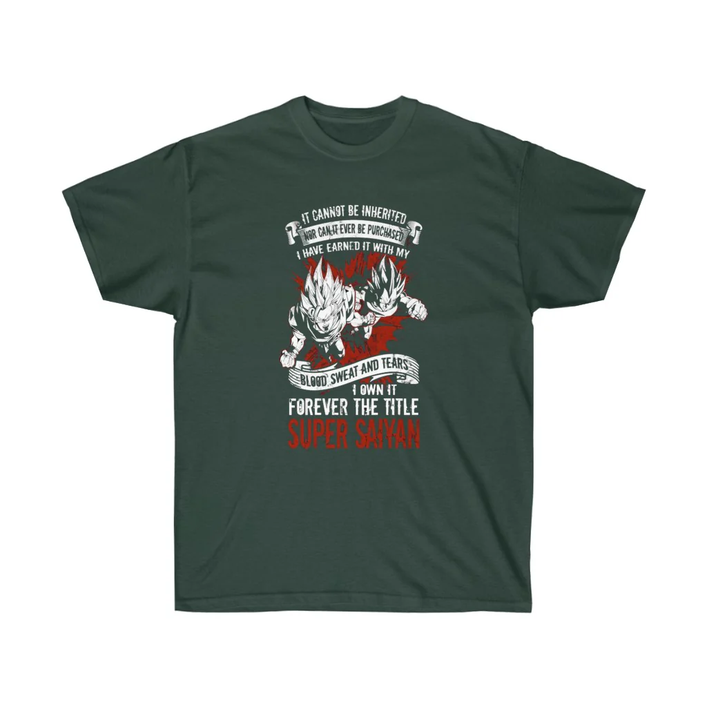 Earn My Title Super Saiyan T-Shirt - Image 4