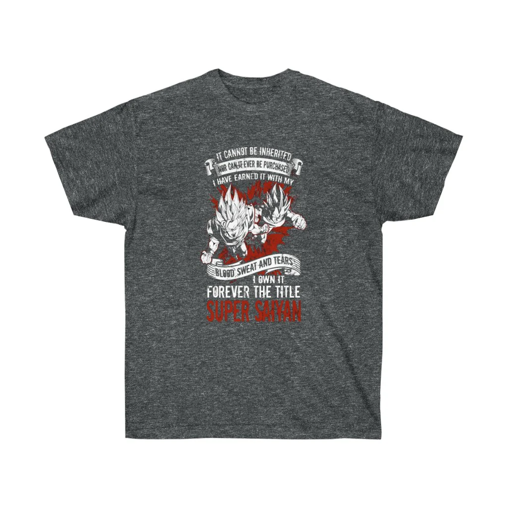 Earn My Title Super Saiyan T-Shirt - Image 5