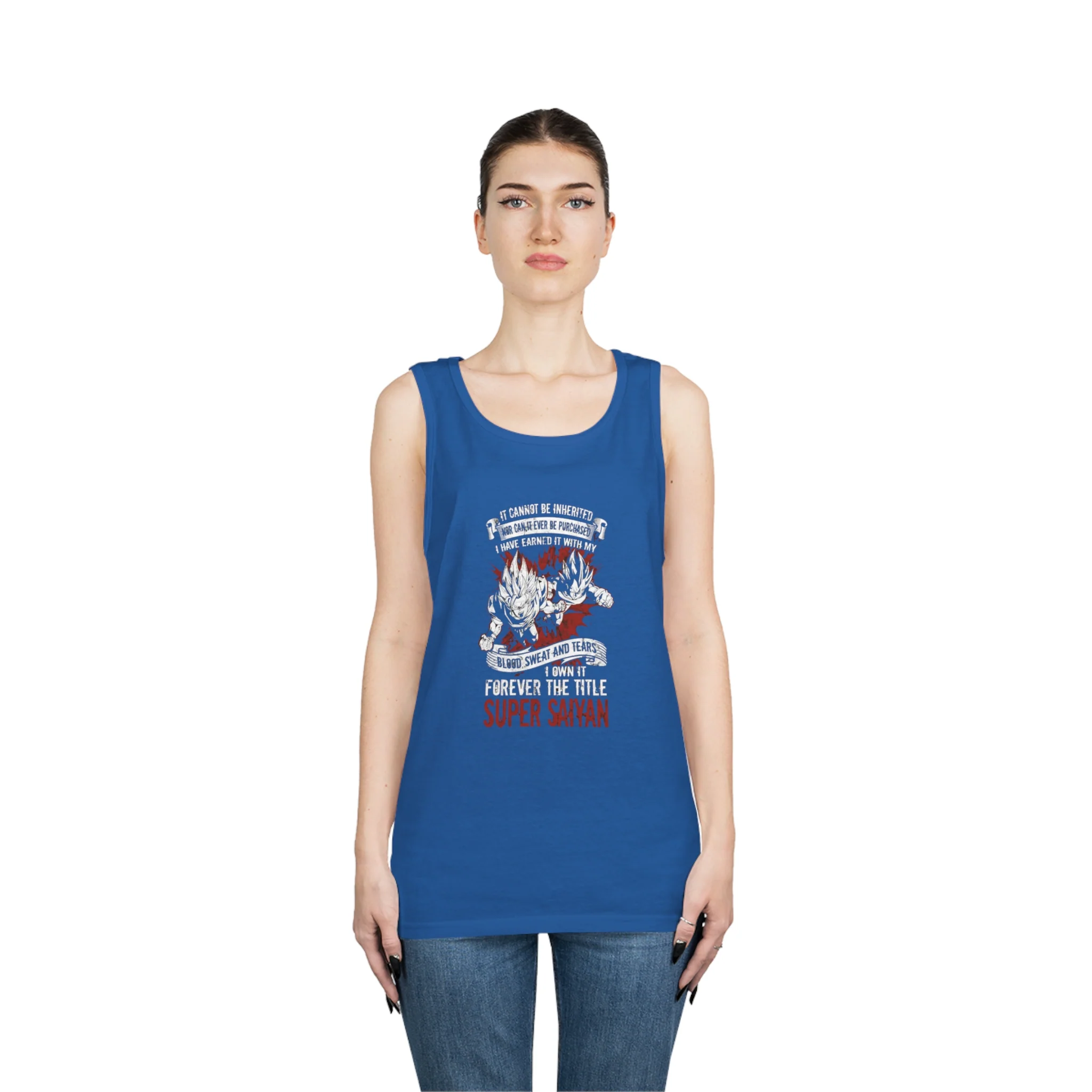 Earn My Title Super Saiyan Tank Top - Image 12
