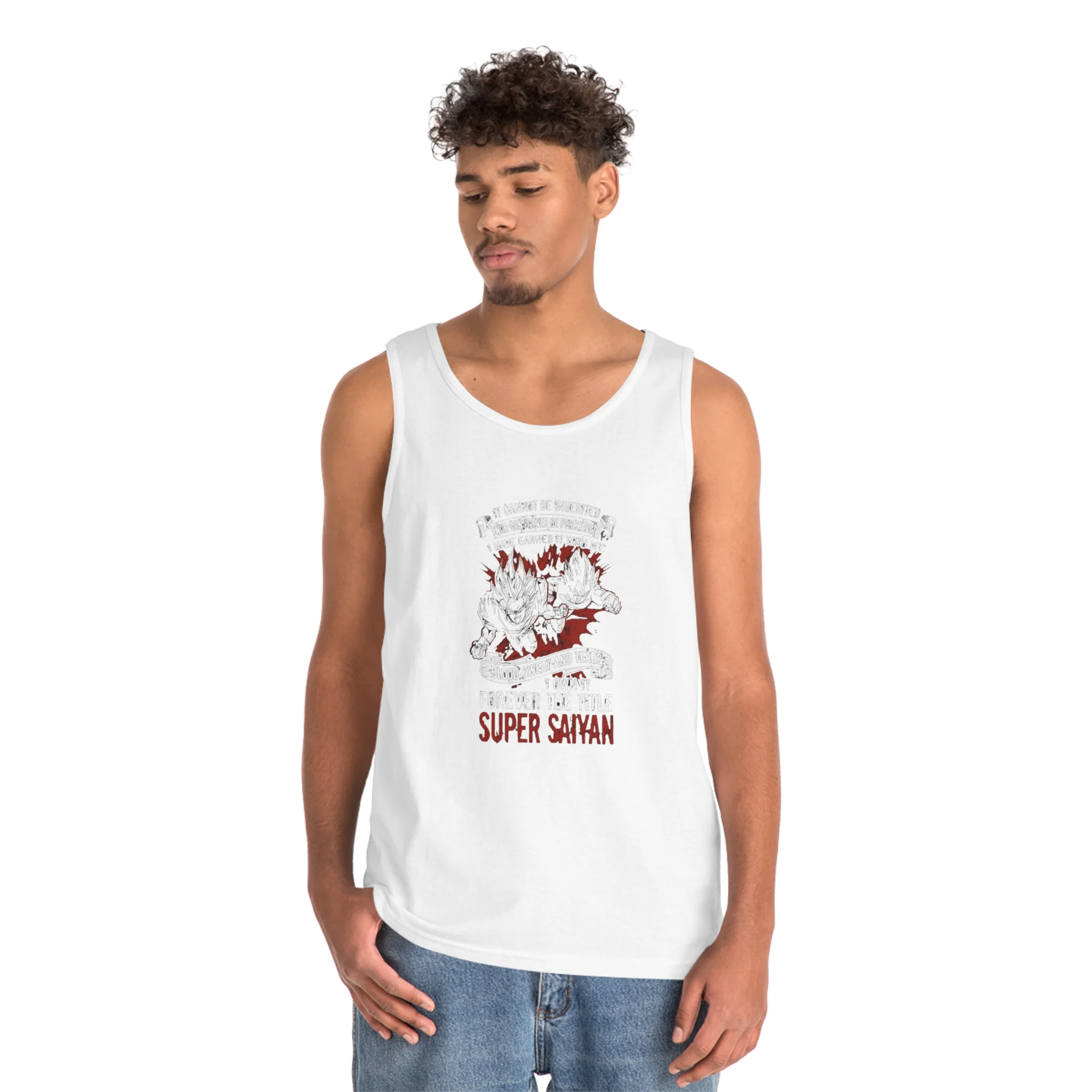 Earn My Title Super Saiyan Tank Top - Image 16