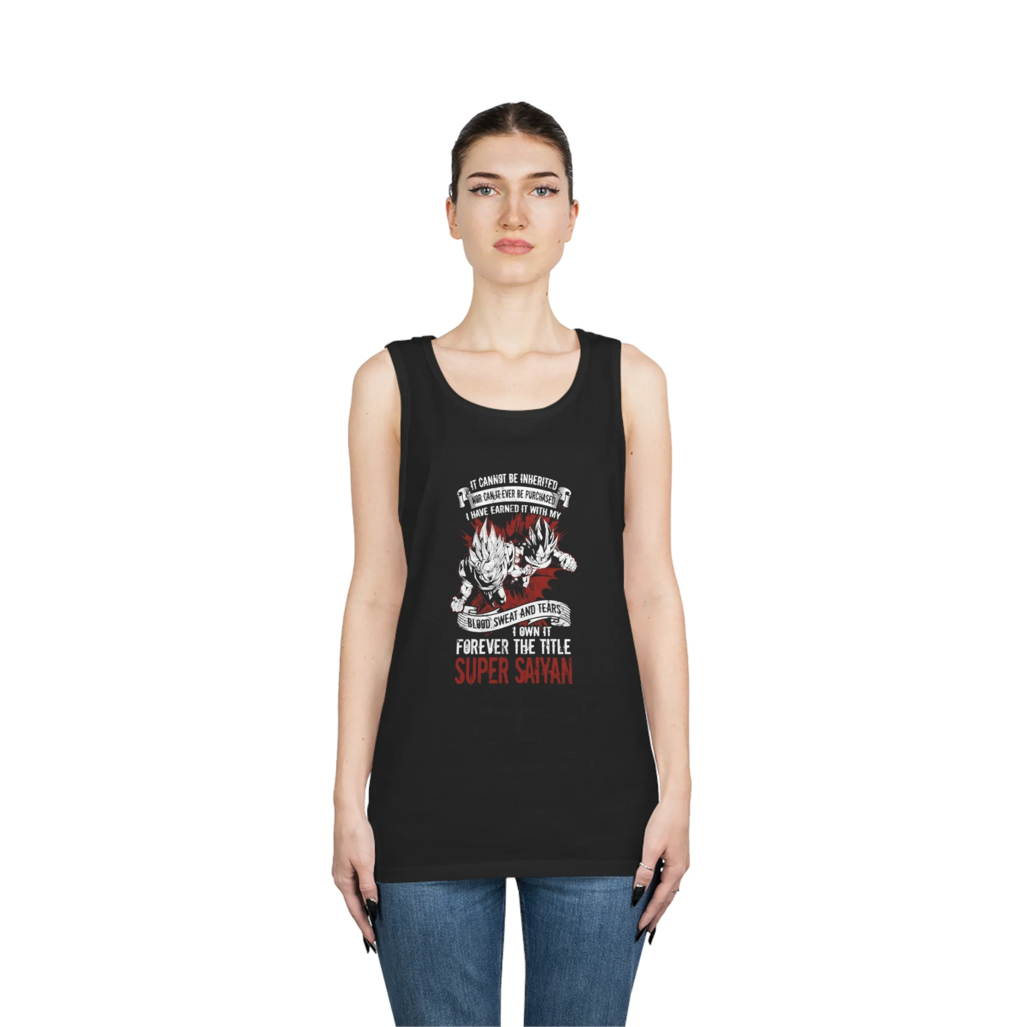 Earn My Title Super Saiyan Tank Top - Image 6