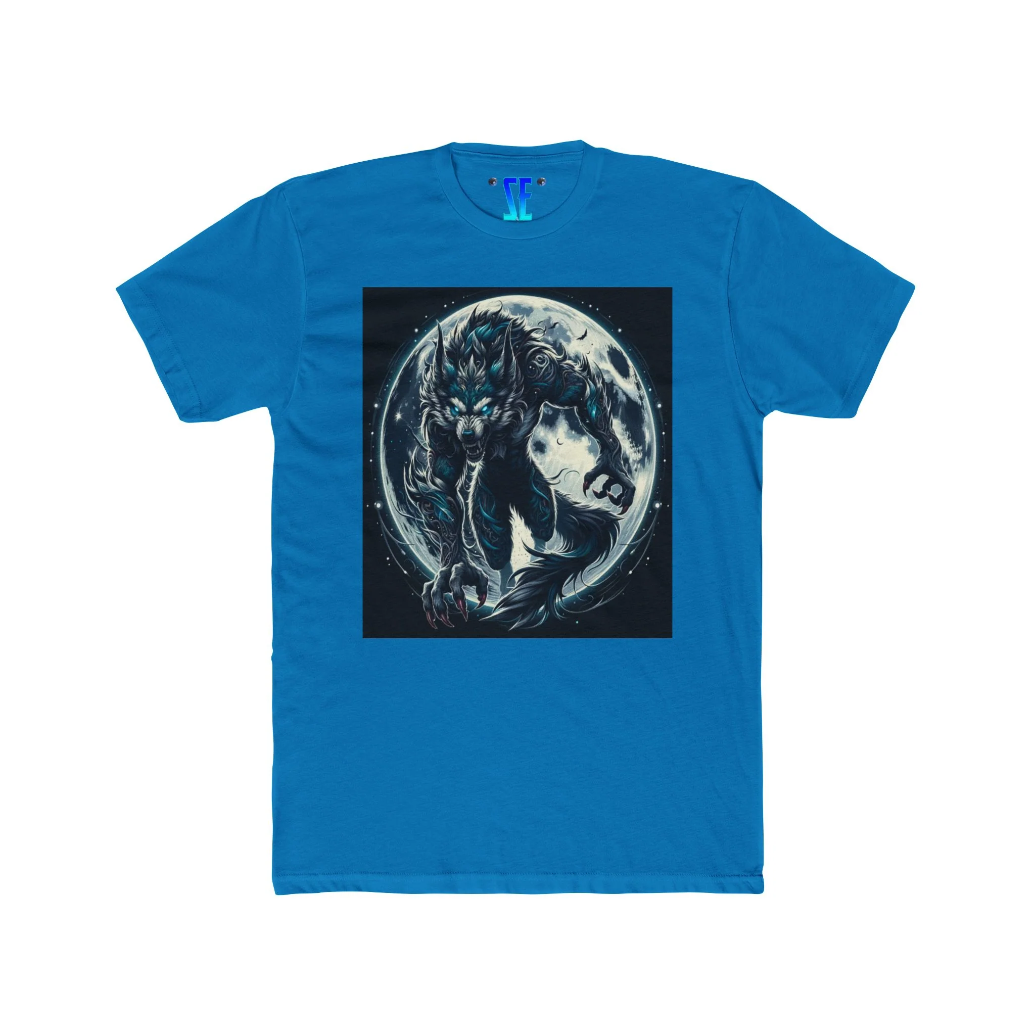 Epic Moonfall Werewolf T-Shirt Fierce Werewolf Action Under Full Moon - Image 10