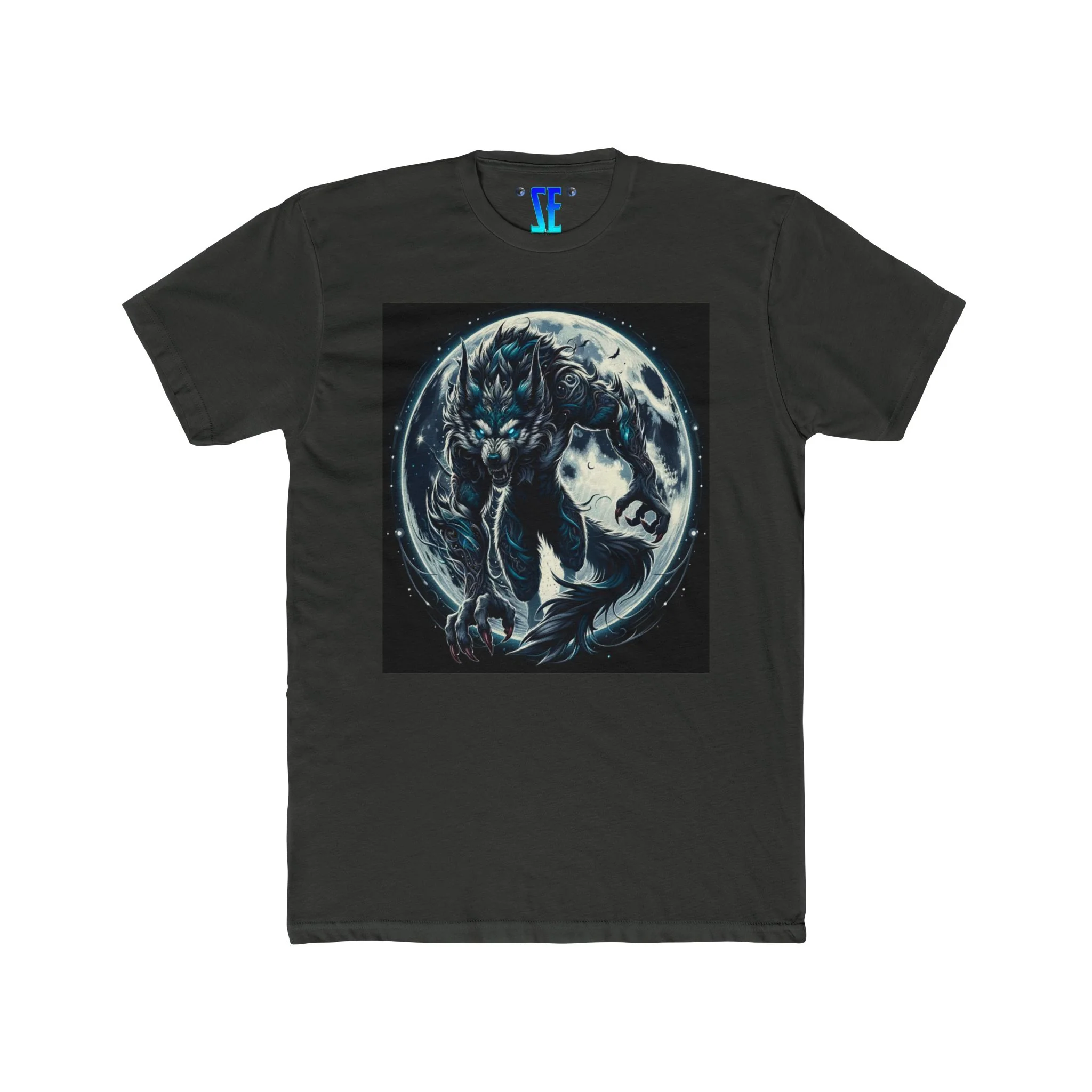 Epic Moonfall Werewolf T-Shirt Fierce Werewolf Action Under Full Moon - Image 3