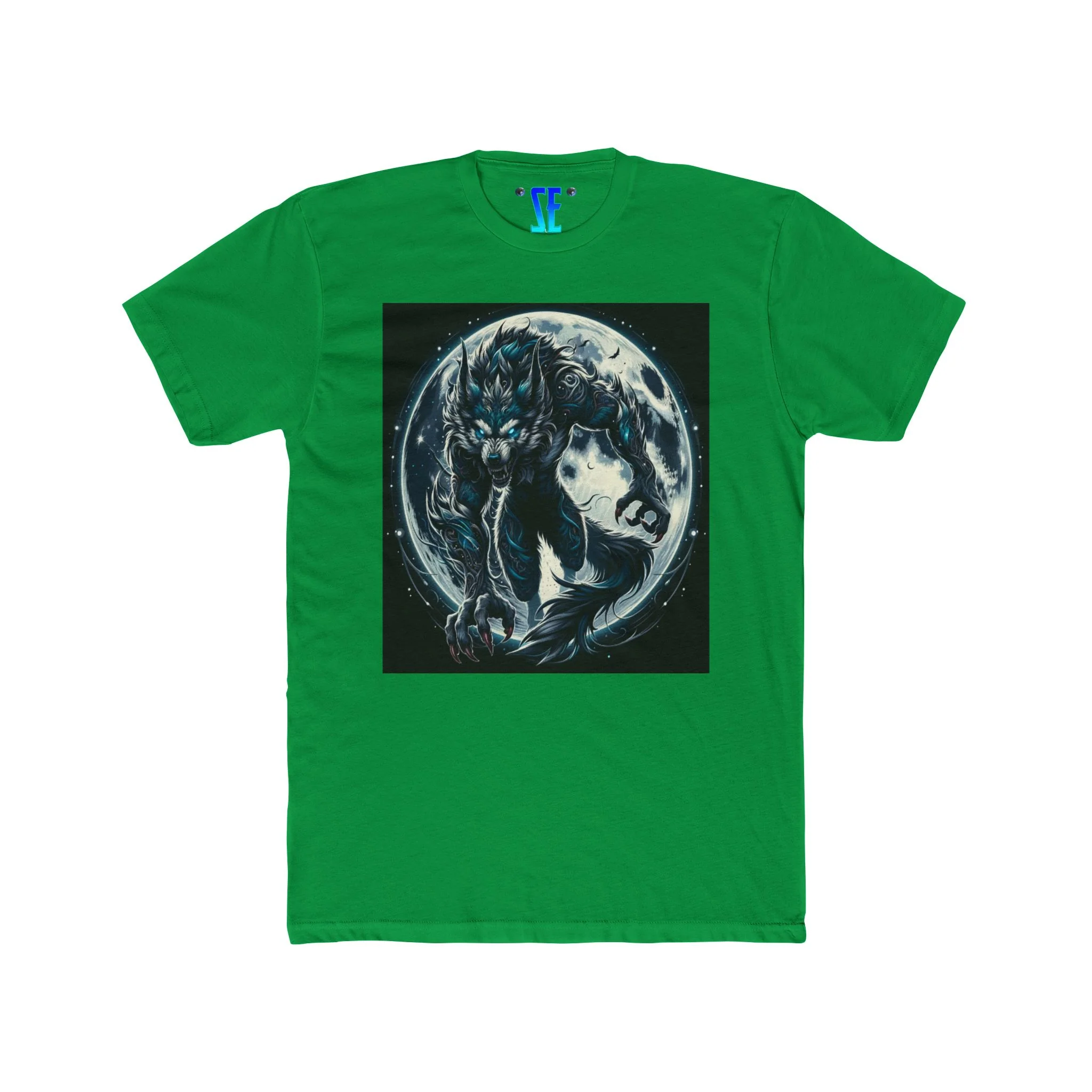 Epic Moonfall Werewolf T-Shirt Fierce Werewolf Action Under Full Moon - Image 4