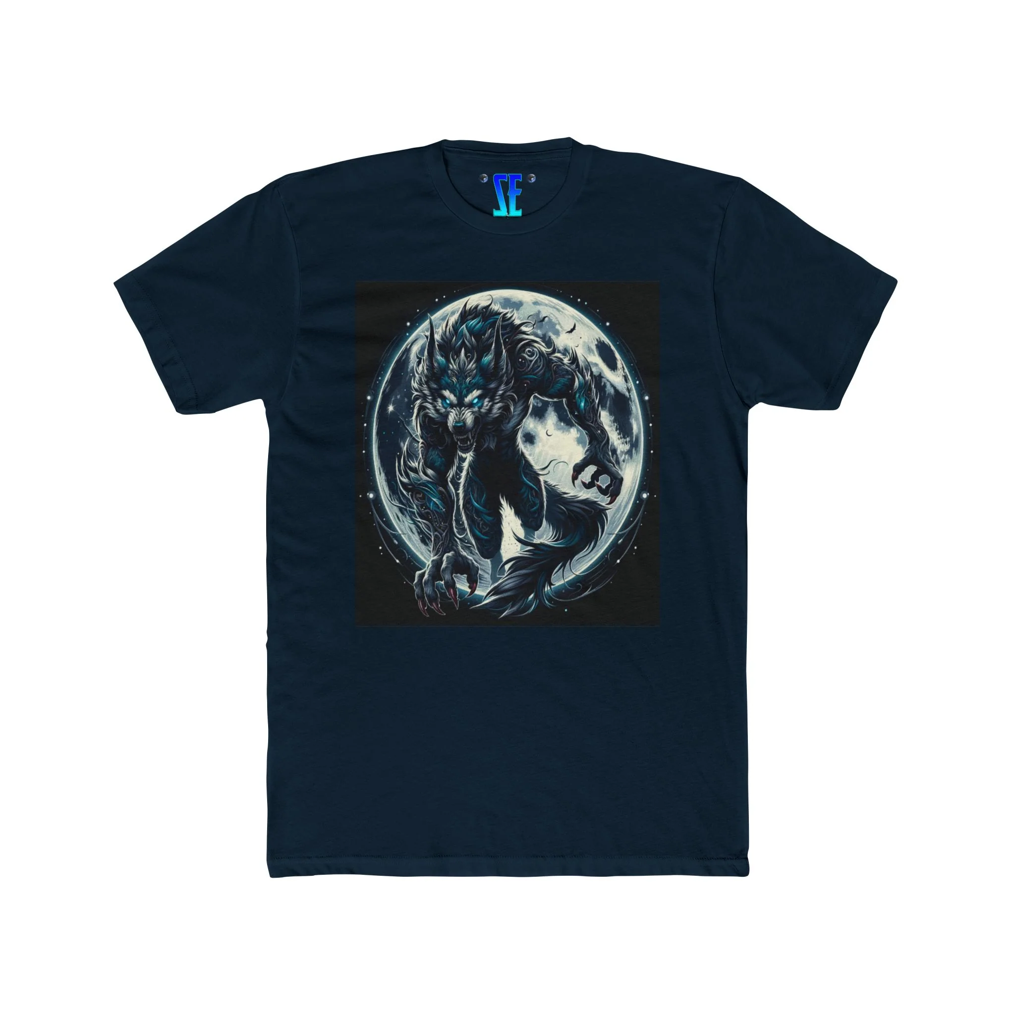 Epic Moonfall Werewolf T-Shirt Fierce Werewolf Action Under Full Moon - Image 6