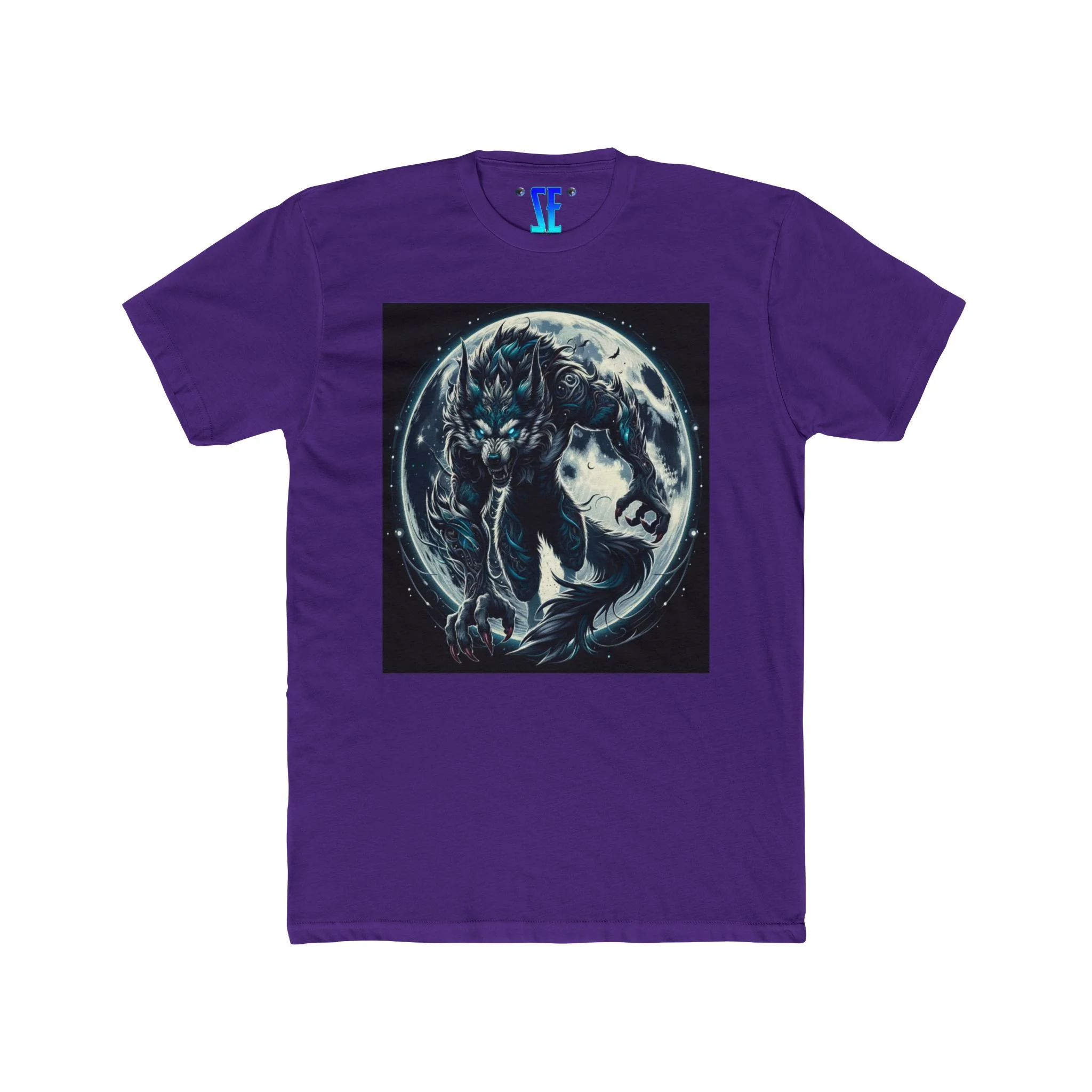 Epic Moonfall Werewolf T-Shirt Fierce Werewolf Action Under Full Moon - Image 7