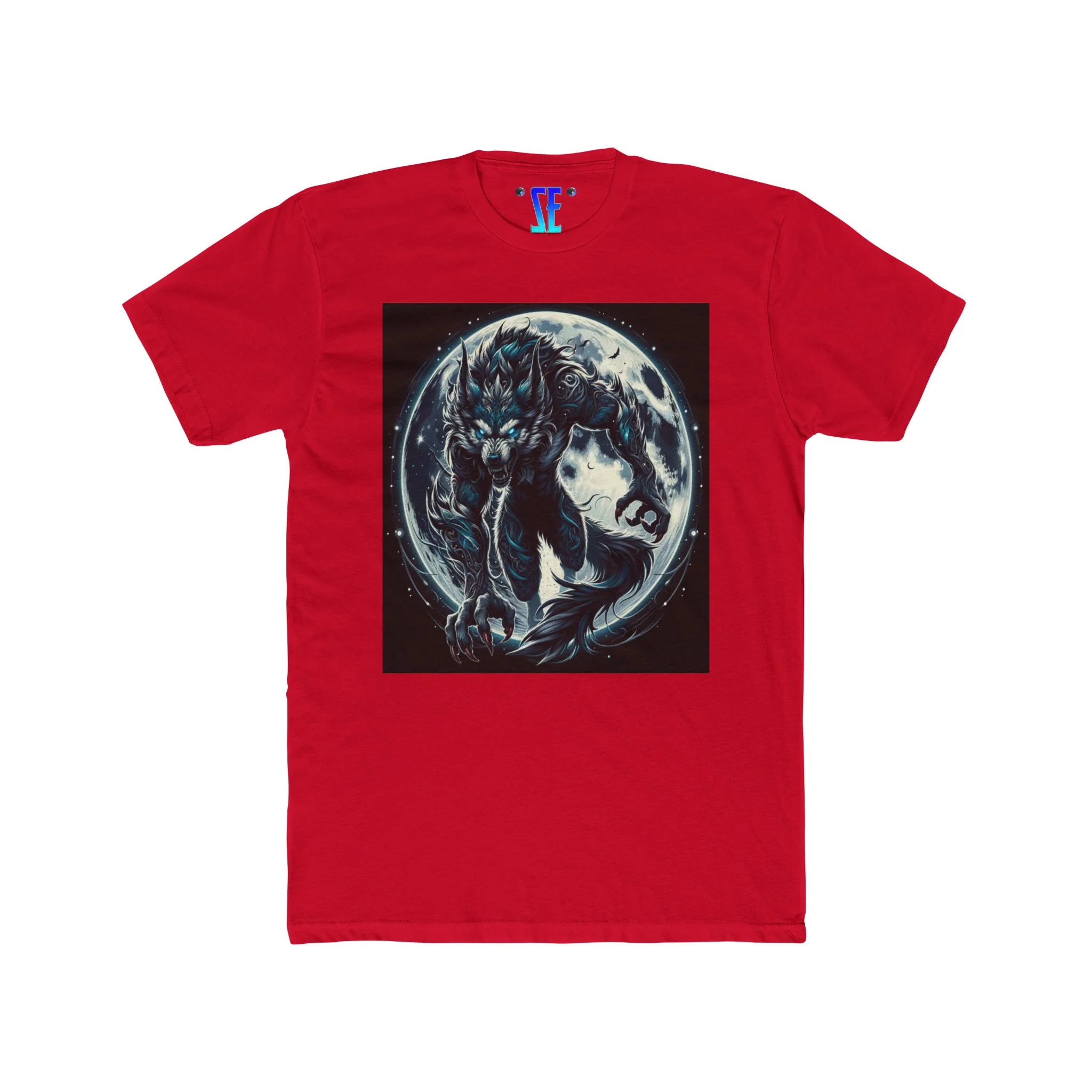 Epic Moonfall Werewolf T-Shirt Fierce Werewolf Action Under Full Moon - Image 8