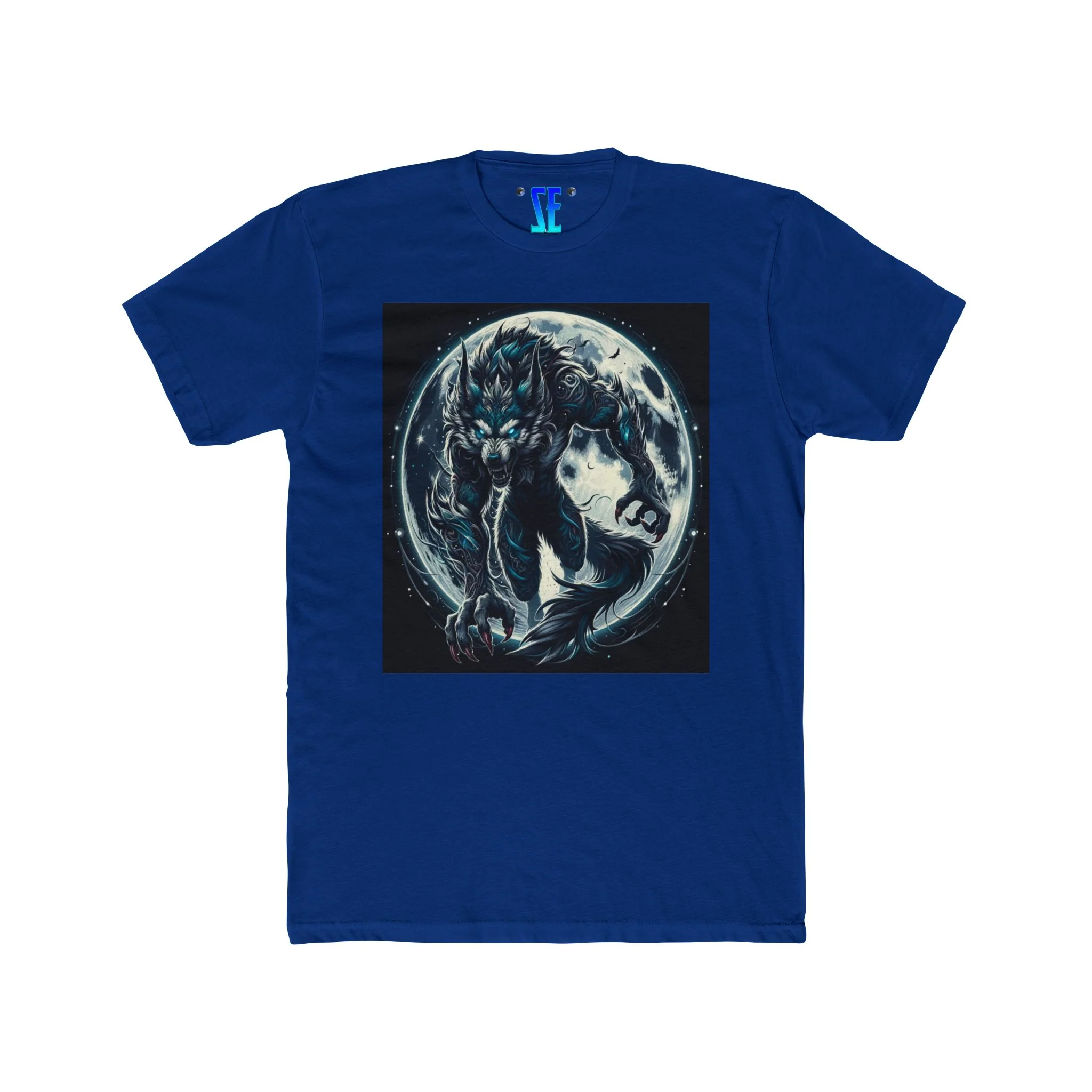 Epic Moonfall Werewolf T-Shirt Fierce Werewolf Action Under Full Moon - Image 9