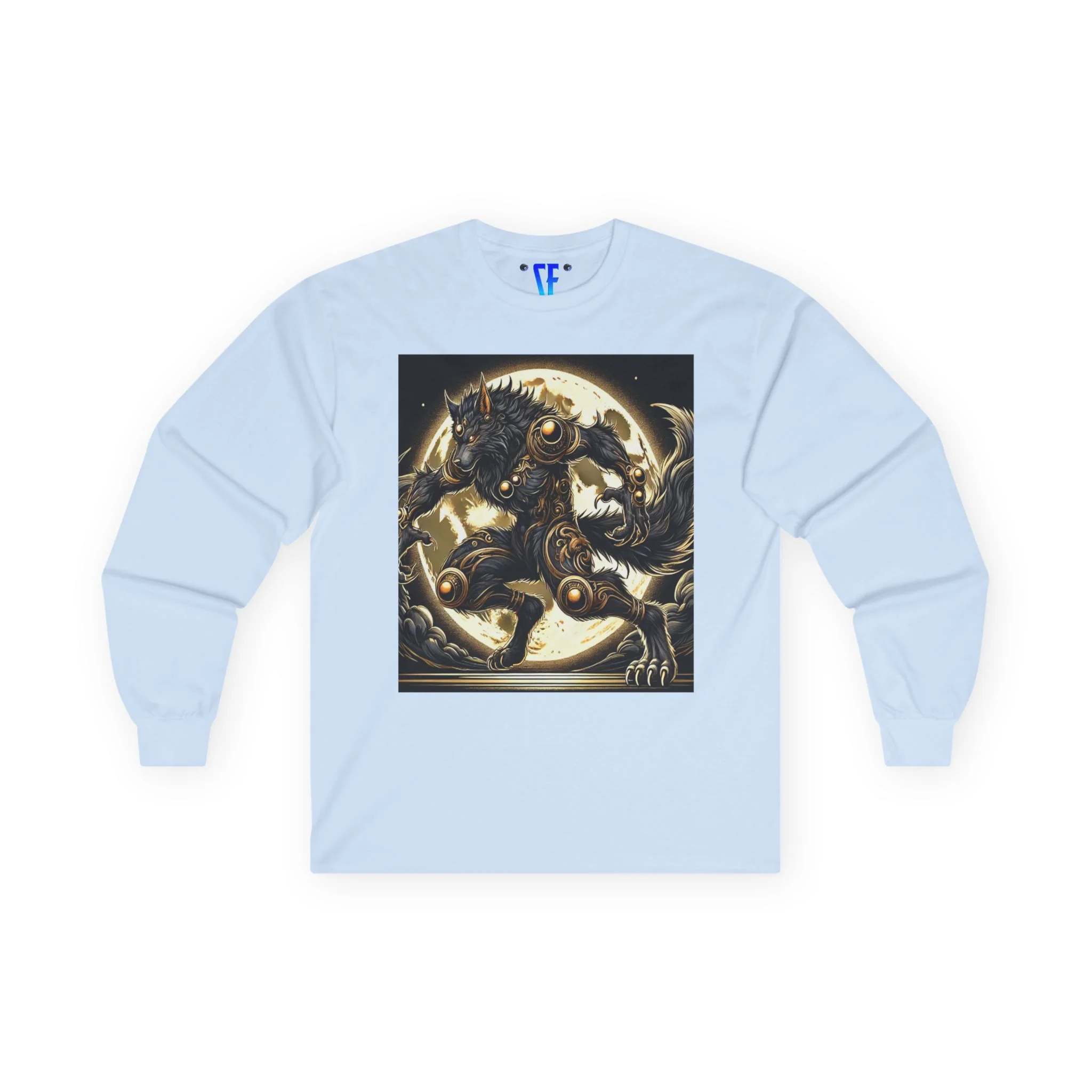 Golden Alpha Werewolf Long Sleeve Tee Moonfall Legacy Design - Image 7