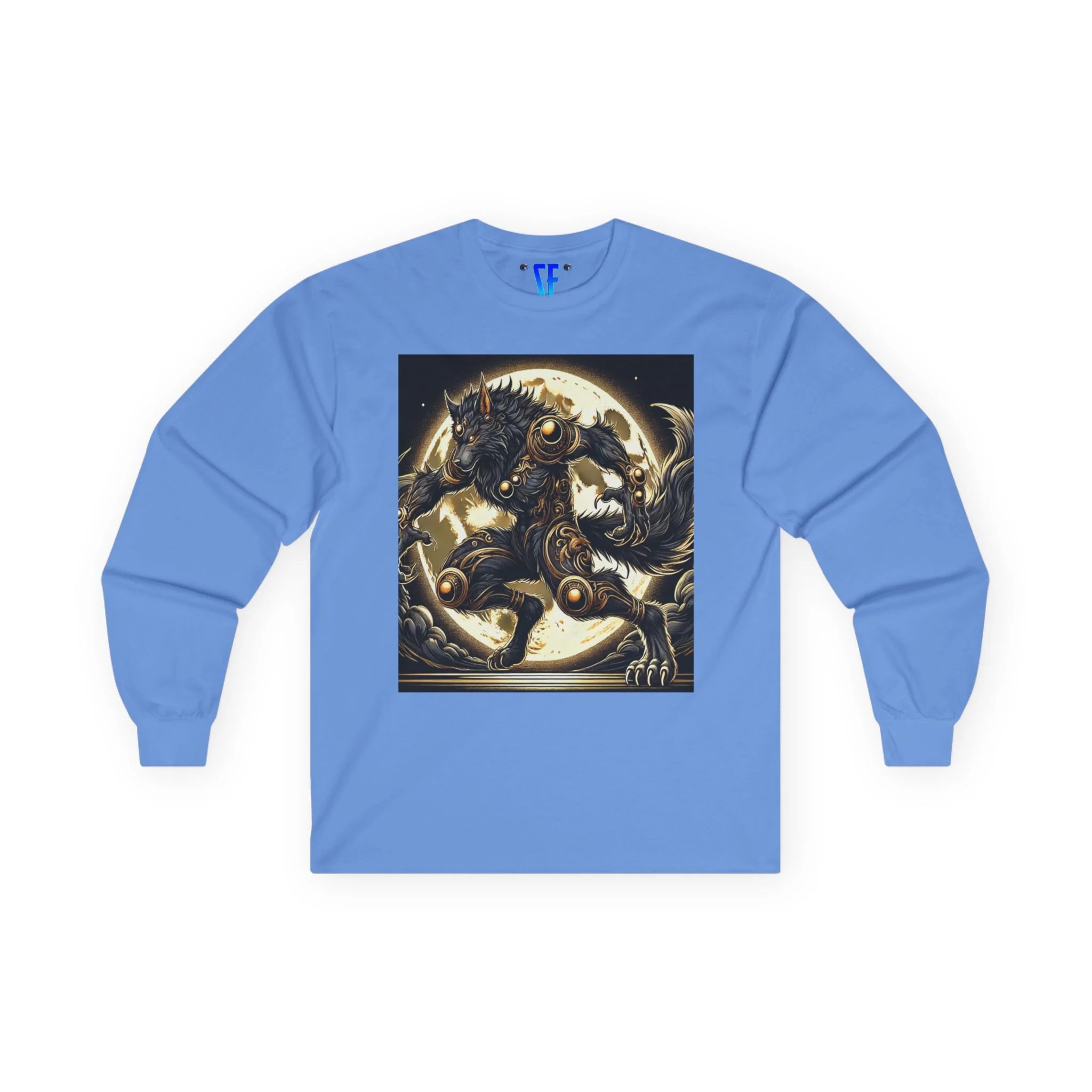 Golden Alpha Werewolf Long Sleeve Tee Moonfall Legacy Design - Image 8