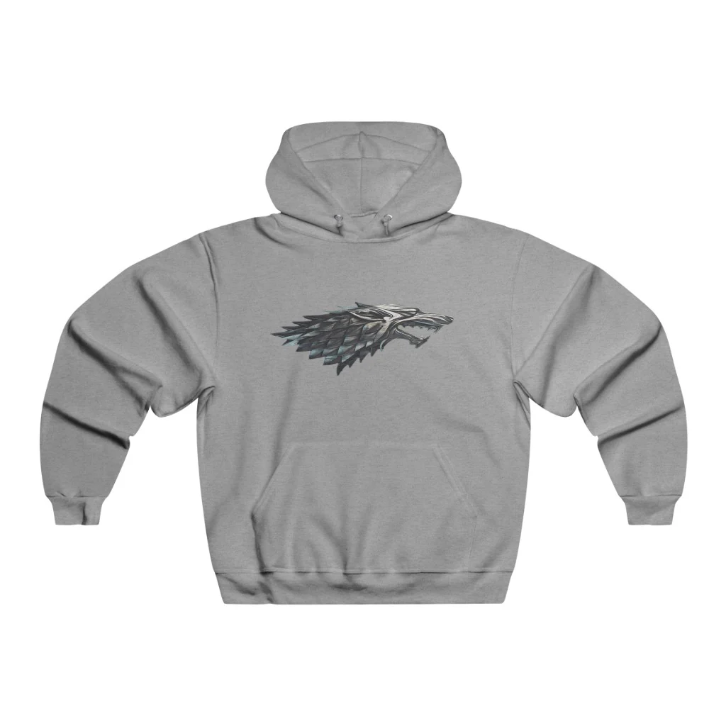 GOT House Stark Hooded Sweatshirt - Image 3