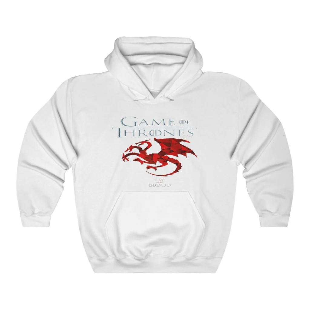 GOT House Targaryen Fire and Blood Hoodie - Image 2