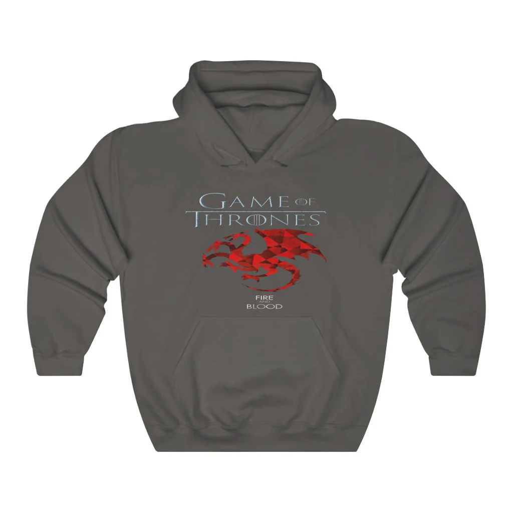 GOT House Targaryen Fire and Blood Hoodie - Image 4