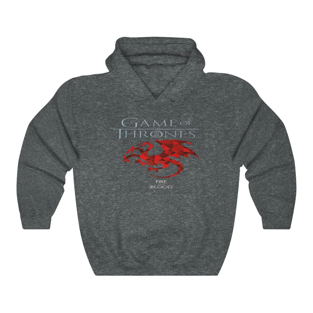 GOT House Targaryen Fire and Blood Hoodie - Image 7