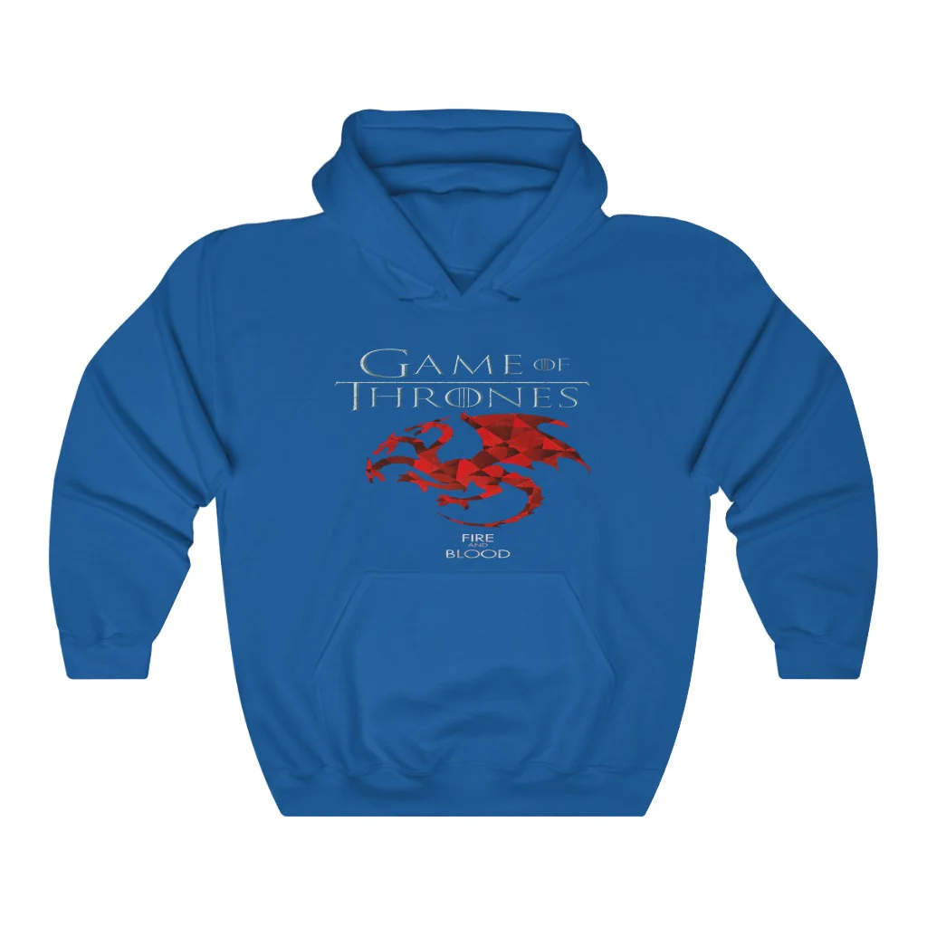 GOT House Targaryen Fire and Blood Hoodie - Image 9