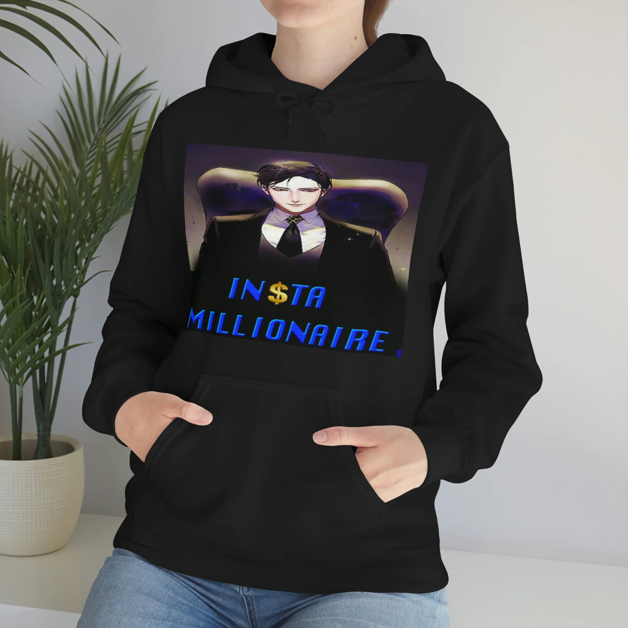 Insta Millionaire Black Suit Hoodie #5 - Image 7