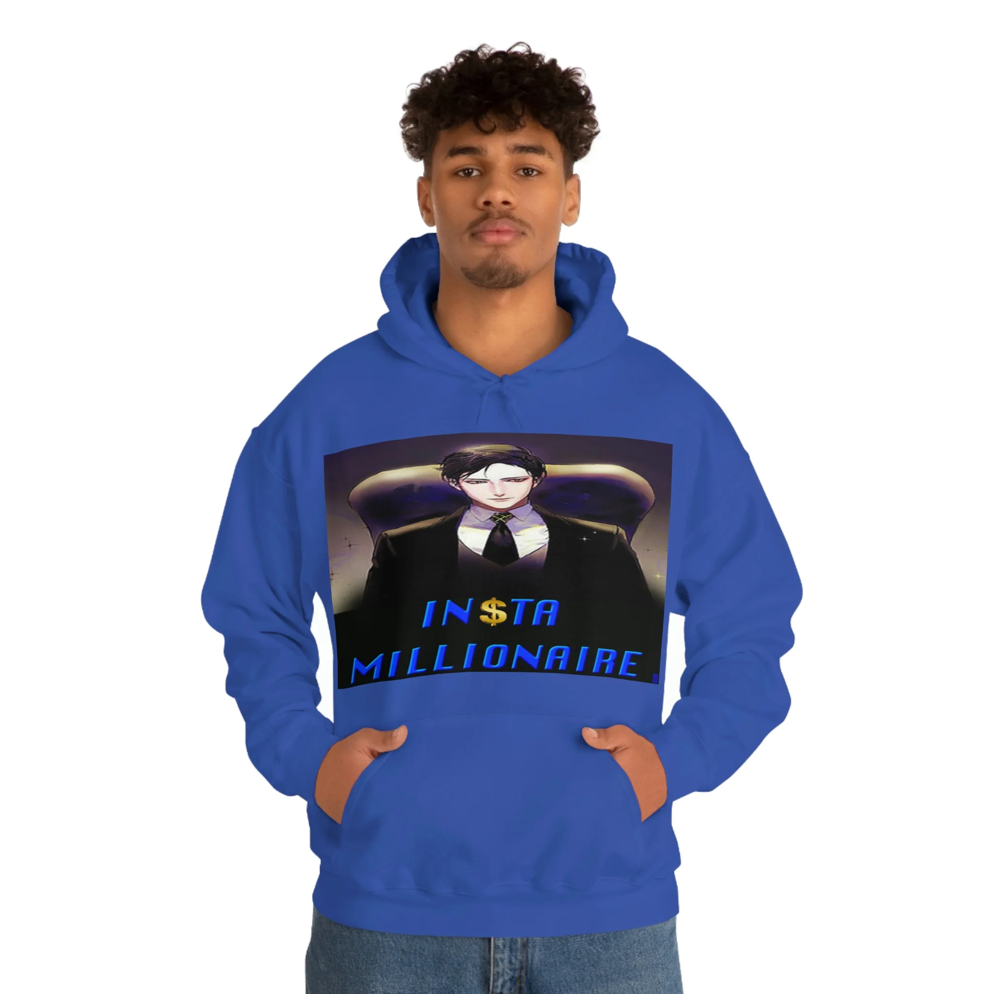 Insta Millionaire Black Suit Hoodie #5 - Image 76